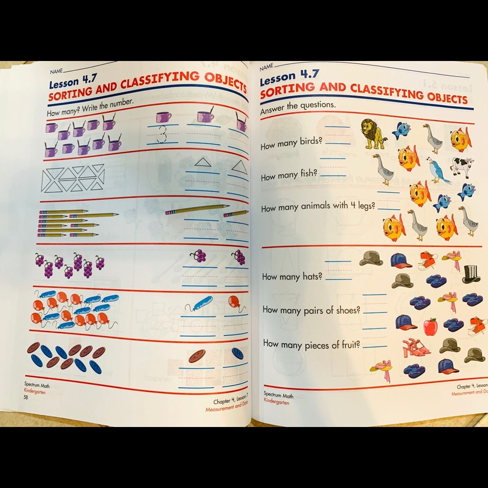 ✏️Spectrum Kindergarten Math & Reading Workbooks. - Picture 8 of 11